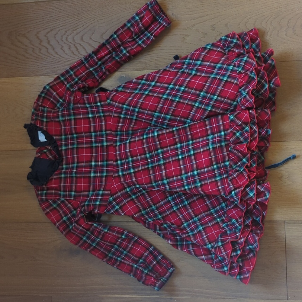 Sweet Honey Flannel Dress , 8